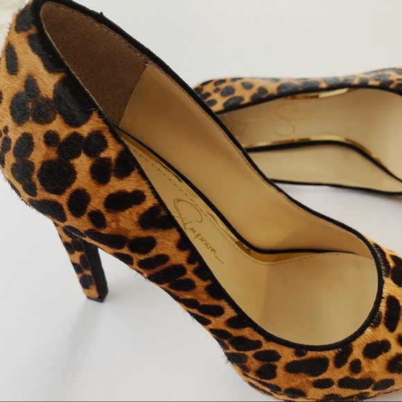 NEW Jessica Simpson Leopard Platform Pump - Picture 4 of 6